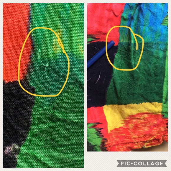 Jams World M Hawaiian Dress Rayon Floral Abstract - Picture 6 of 8